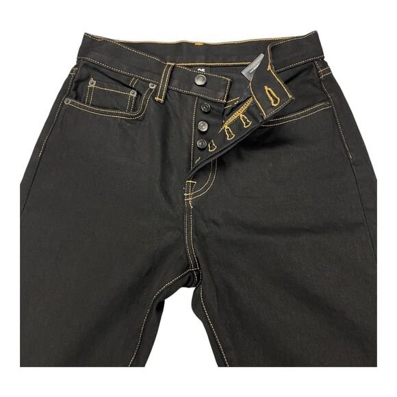 Wardrobe NYC Women Black Jeans Szie 25 Stitched in Contrast Thread - USA- - Picture 1 of 15